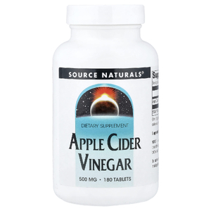 Source Naturals, яблочный уксус, 500 мг, 180 таблеток