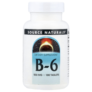 Source Naturals, В6, 500 мг, 100 таблеток