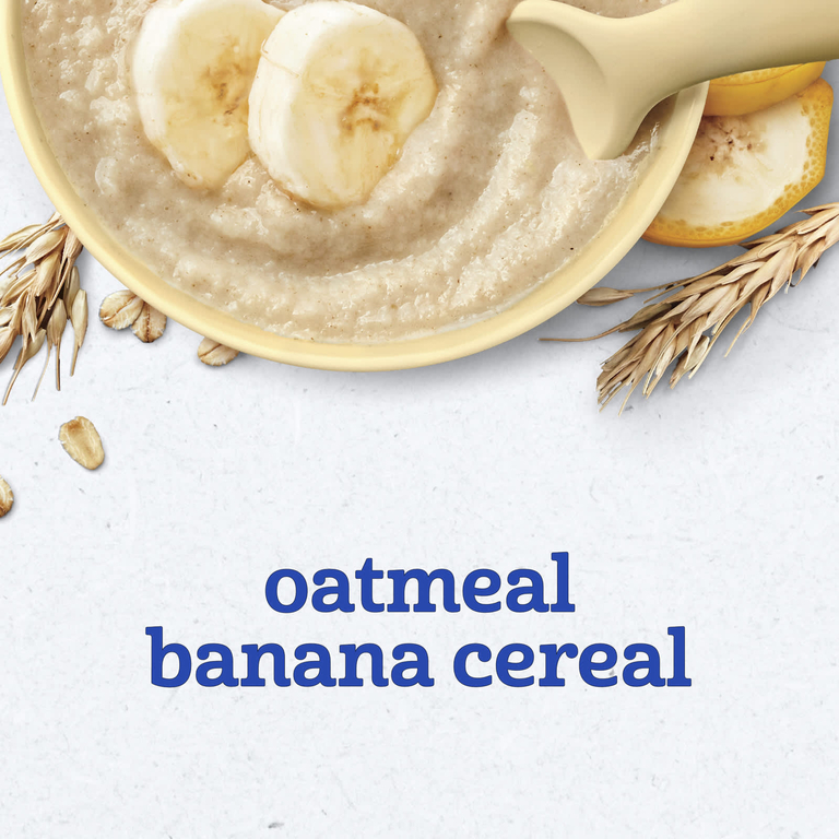 Gerber, 2nd Foods®, каша, овсянка с бананом, 227 г (8 унций) (Товар снят с продажи) 