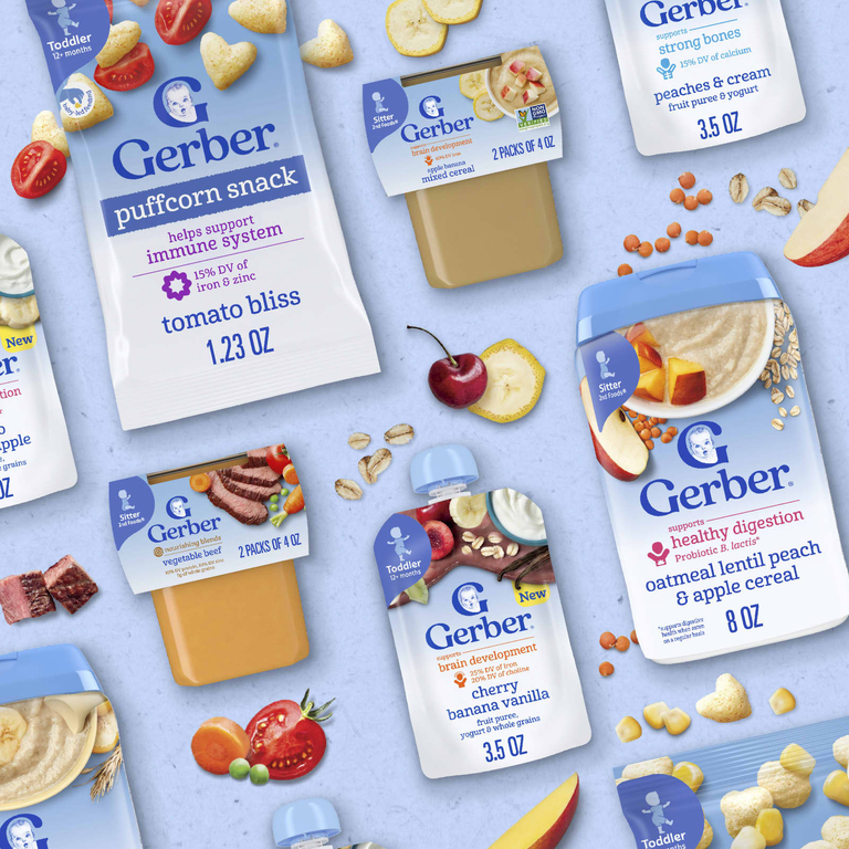 Gerber, 2nd Foods®, каша, овсянка с бананом, 227 г (8 унций) (Товар снят с продажи) 