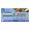 Gerber, органические смеси для пюре, ассорти, 2nd Foods®, любимые фрукты и овощи, 9 паучей по 99 г (3,5 унции)