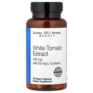 California Gold Nutrition, экстракт белых томатов, 60 растительных капсул