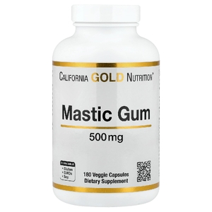 California Gold Nutrition, мастиковая смола, 180 растительных капсул