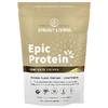 Sprout Living, Epic Protein®, органический растительный белок с адаптогенами, полноценный кофе, 456 г (1 фунт)