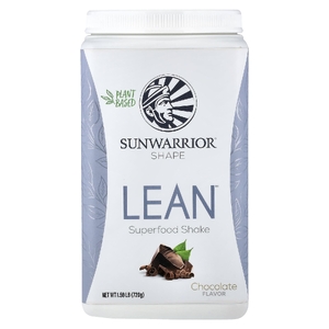 Sunwarrior, Shape, Lean™, коктейль с суперфудами, со вкусом шоколада, 720 г (1,59 фунта)