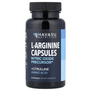 Havasu Nutrition, L-аргинин и цитруллин, 60 капсул