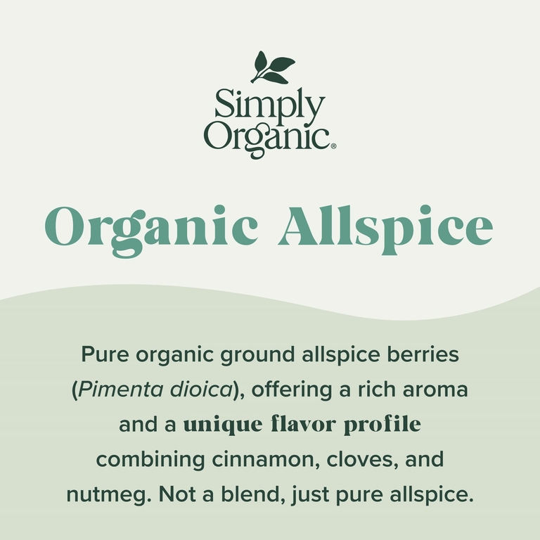 Simply Organic, Душистый перец, 73 г (2,57 унции)