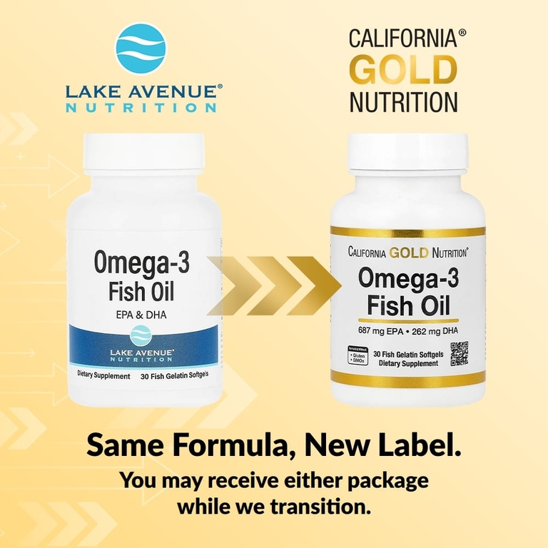 California Gold Nutrition, рыбий жир с омега-3, 30 капсул из рыбьего желатина (1250 мг в 1 капсуле)