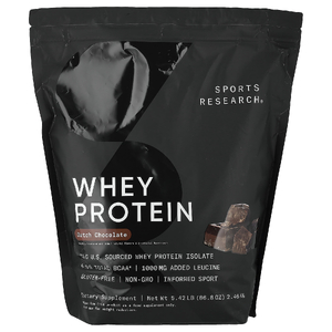 Sports Research, сывороточный протеин, со вкусом голландского шоколада, 2,27 кг (5 фунтов)