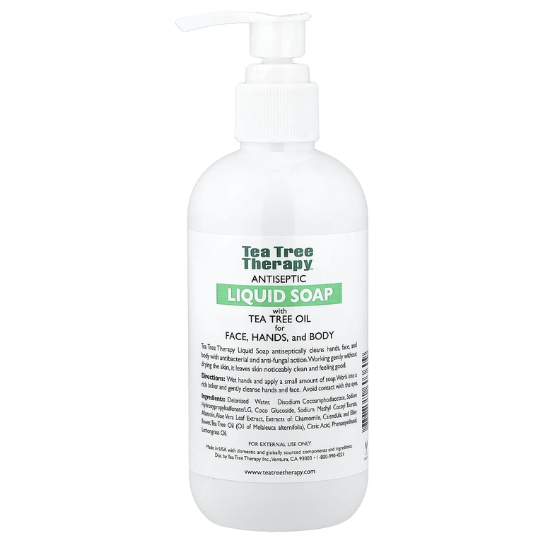 Tea Tree Therapy, антисептическое жидкое мыло с маслом чайного дерева, 236 мл (8 жидк. унций) (Товар снят с продажи) 