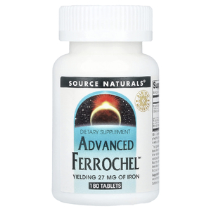 Source Naturals, комплекс для поддержания уровня железа в крови Ferrochel™, 180 таблеток
