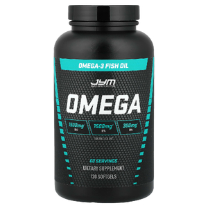 JYM Supplement Science, омега-3, рыбий жир, 120 капсул (1300 мг в 1 капсуле)