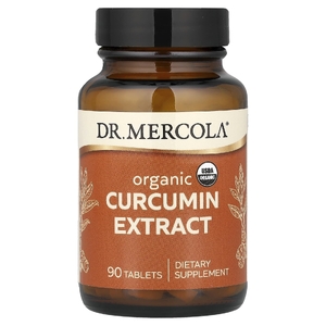 Dr. Mercola, Органический экстракт куркумина, 90 таблеток