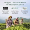 Vahdam Teas, смесь для латте, куркума и имбирь, без кофеина, 100 г (3,53 унции)