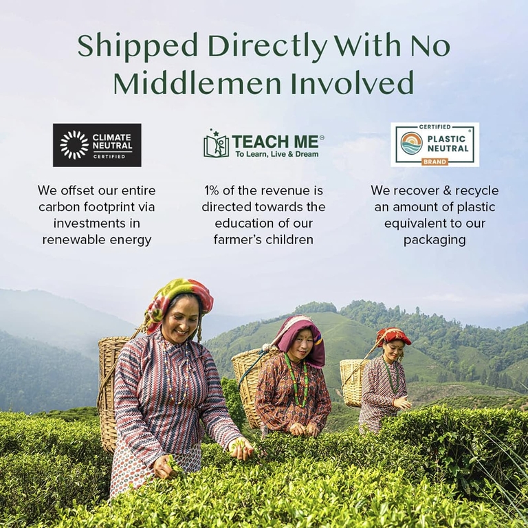 Vahdam Teas, смесь для латте, куркума и имбирь, без кофеина, 100 г (3,53 унции)
