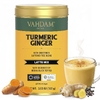 Vahdam Teas, смесь для латте, куркума и имбирь, без кофеина, 100 г (3,53 унции)
