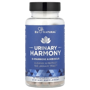 Eu Natural, Urinary Harmony, поддержка мочевыводящих путей, 60 вегетарианских капсул