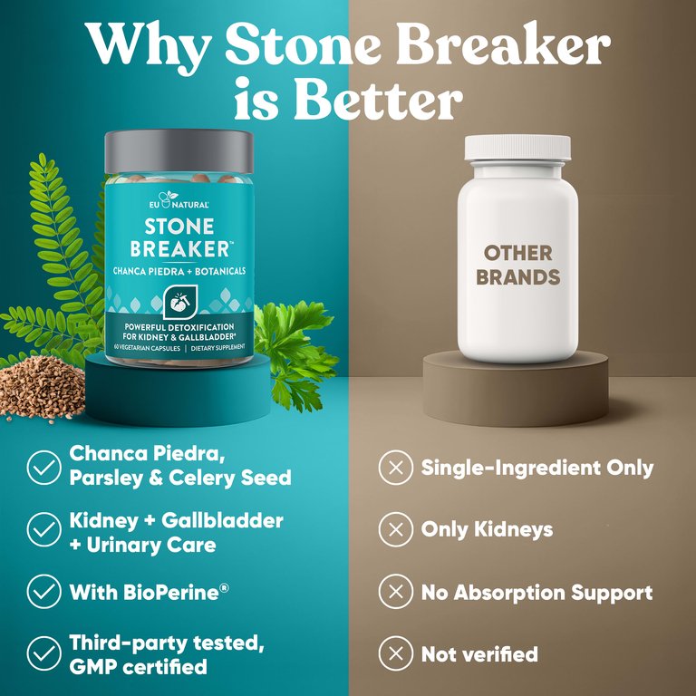 Eu Natural, Stone Breaker™, 60 вегетарианских капсул