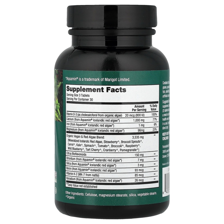 PlantFusion, веганский растительный кальций, 90 веганских таблеток