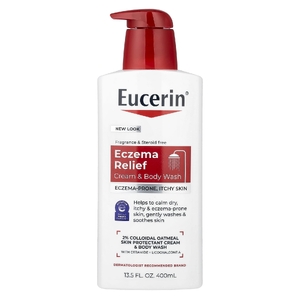 Eucerin, Eczema Relief, крем для душа, 400 мл (13,5 жидк. унц.)