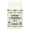 California Gold Nutrition, S-ацетил-L-глутатион, 100 мг, 30 растительных капсул