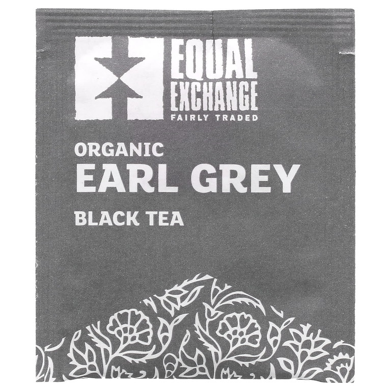 Equal Exchange, Organic Earl Grey, черный чай, 20 чайных пакетиков, 40 г (1,41 унции)