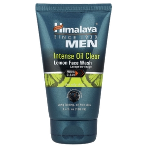 Himalaya, Men, интенсивное очищающее средство для умывания, лимон, для жирной кожи, 100 мл (3,4 жидк. унции)
