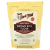 Bob's Red Mill, Мука из коричневого риса, цельнозерновой рис, без глютена, 24 унции (680 г)