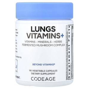 Codeage, витамины для здоровья легких, 90 растительных капсул