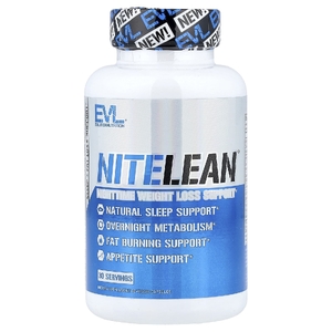 EVLution Nutrition, NiteLean®, добавка для снижения веса в ночное время, 30 растительных капсул