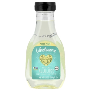 Wholesome Sweeteners, Allulose, Жидкий подсластитель с нулевой калорийностью, 11,5 унций (326 г)