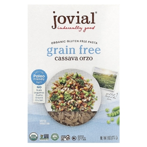Jovial, Органическая паста без глютена, кассава орзо, 227 г (8 унций)
