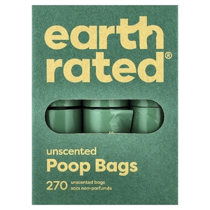 Earth Rated, Пакеты для отходов для собак, без запаха, 270 пакетов
