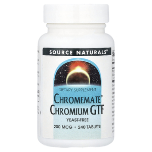 Source Naturals, хром, 200 мкг, 240 таблеток