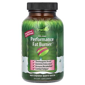 Irwin Naturals, V02 Max, Performance Fat Burner, 60 мягких гелевых капсул с жидкостью