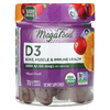MegaFood, D3, фруктовое ассорти, 70 жевательных таблеток (25 мкг (1000 МЕ) в 1 жевательной таблетке)