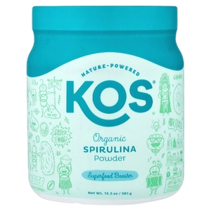 KOS, Органическая спирулина в порошке, 381,5 г (13,5 унции)