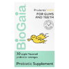 BioGaia, Prodentis Kids®, пастилки с пробиотиками, яблоко, 200 млн КОЕ, 30 пастилок