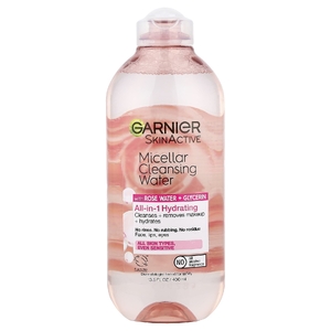 Garnier, SkinActive, мицеллярная очищающая вода с розовой водой и глицерином, 400 мл (13,5 жидк. унции)