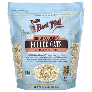 Bob's Red Mill, овсяные хлопья быстрого приготовления, цельнозерновые, 907 г (32 унции)