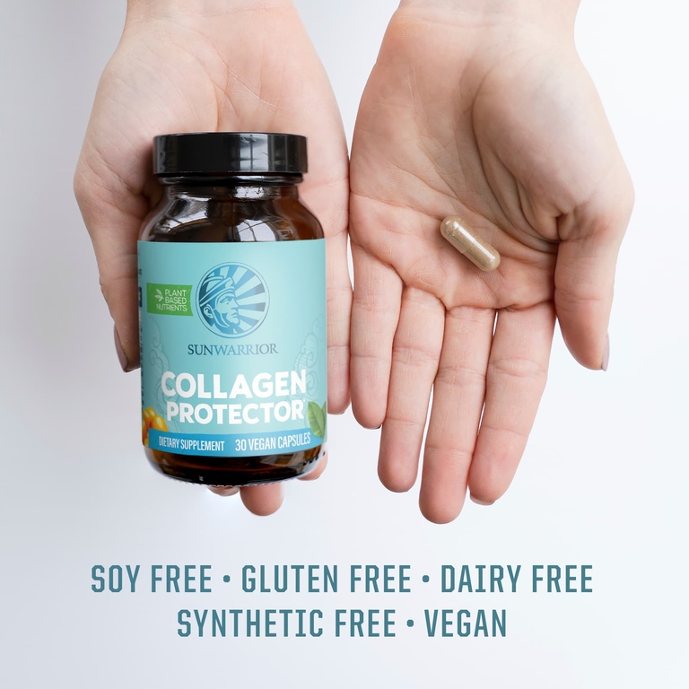 Sunwarrior, Collagen Protector, 30 веганских капсул