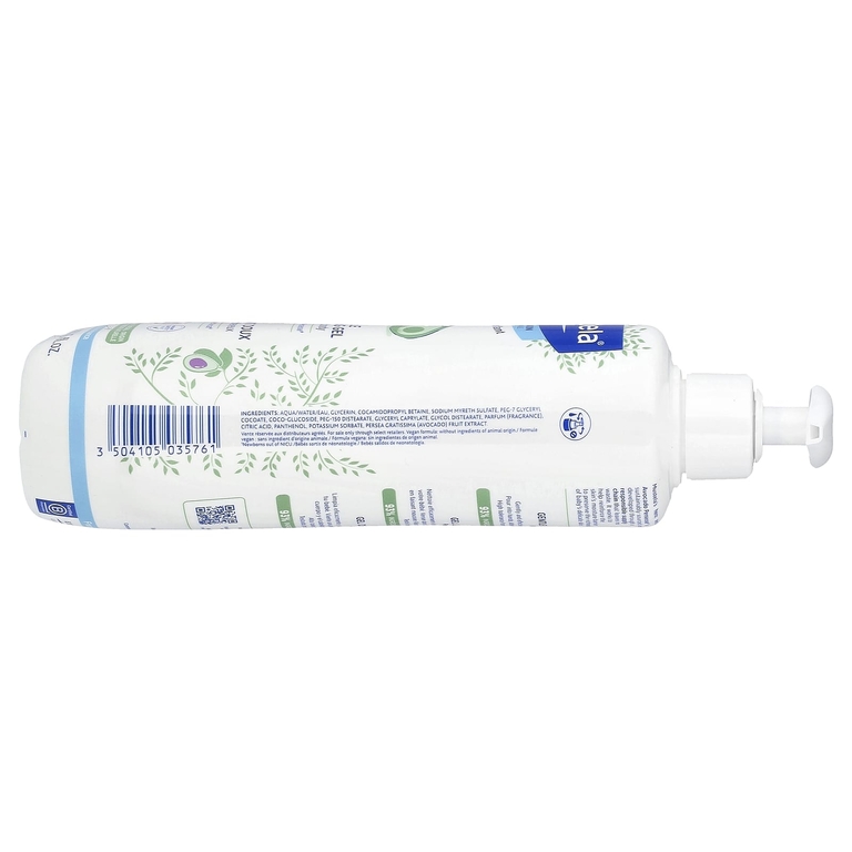 Mustela, мягкий очищающий гель с авокадо, для волос и тела, 500 мл (16,9 жидк. унции)