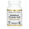 California Gold Nutrition, стабилизированная R-липоевая кислота с Na-RALA Bio-Enhanced® и биотином, 120 растительных капсул