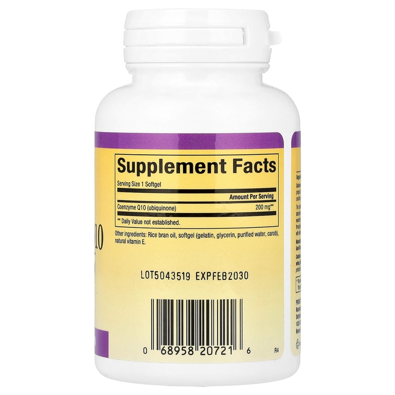 Natural Factors, коэнзим Q10, 200 мг, 30 капсул