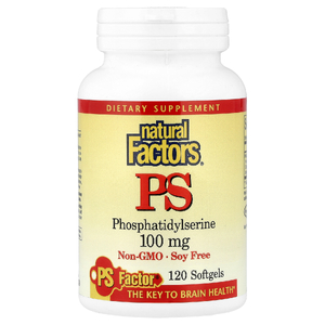 Natural Factors, PS, 100 мг, 120 капсул