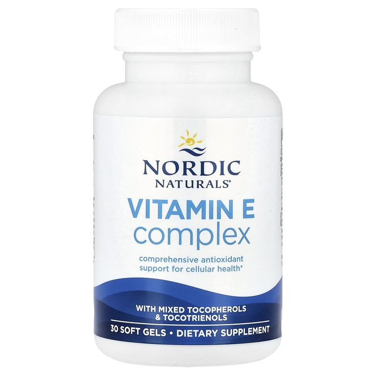Nordic Naturals, Комплекс витаминов E, 30 мягких таблеток