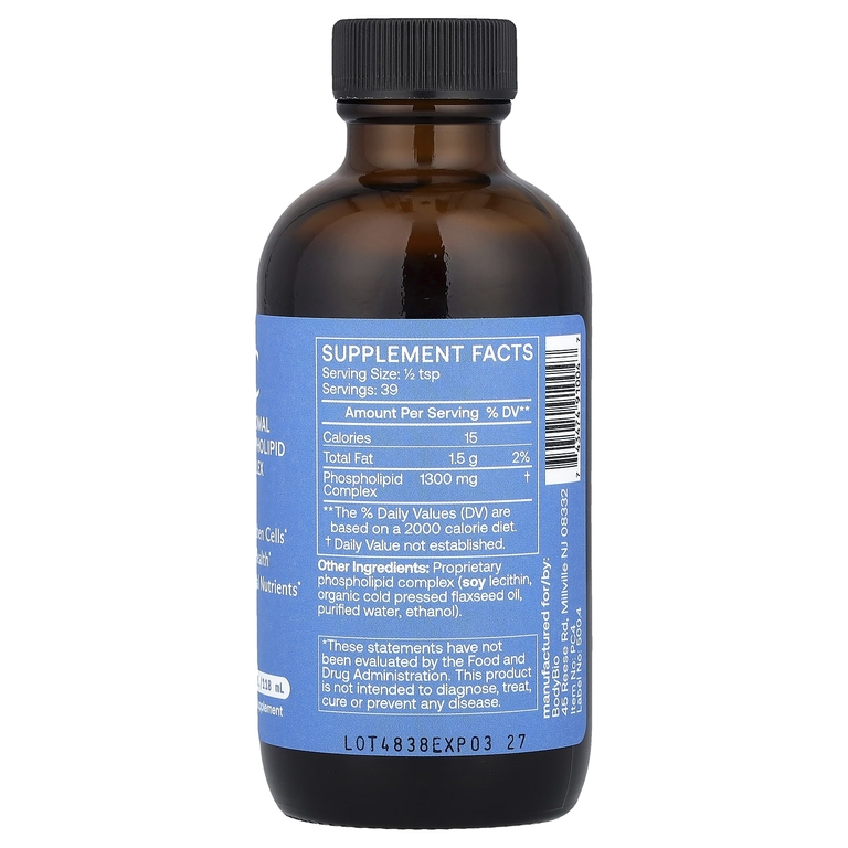 BodyBio, ФК, липосомальный фосфолипидный комплекс, 118 мл (4 жидк. унции)