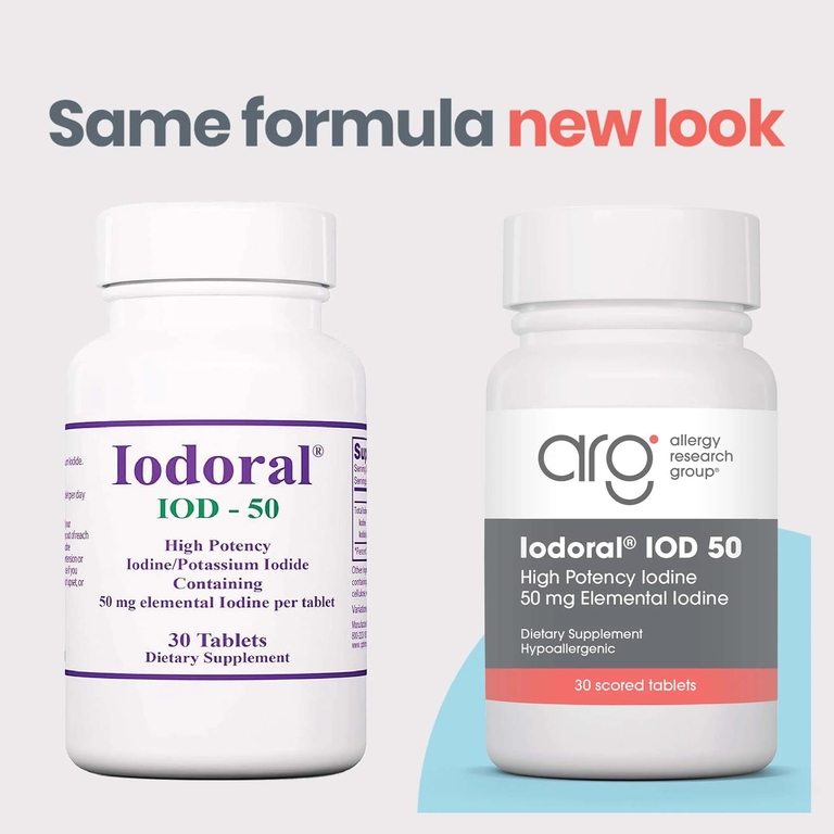 Optimox, Iodoral®, IOD 50, 50 мг, 30 делимых таблеток