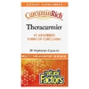 Natural Factors, CurcuminRich®, Theracurmin®, куркумин, 30 вегетарианских капсул (30 мг в 1 капсуле)