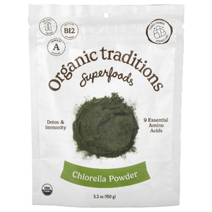Organic Traditions, Superfoods, хлорелла в порошке, 150 г (5,3 унции)